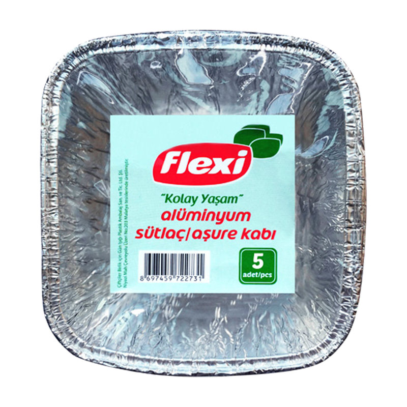 Flexi Aluminyum Sütlaç Kabı