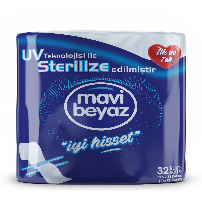 Mavibeyaz UV Sterilized Toilet Paper