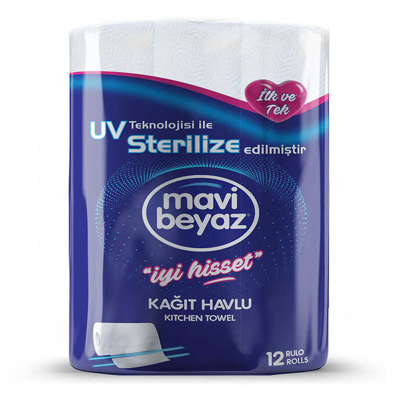 Mavibeyaz UV Sterilize Kağıt Havlu